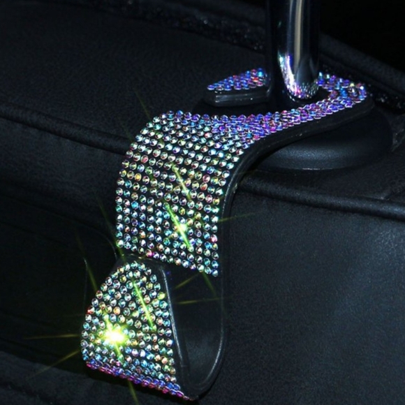 💕NWT 2pc Bling Bag Holder/Car Seat Hook Set💕 - Picture 3 of 7